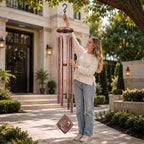 65" Extra Large Wind Chimes for Outside 6 Tubes Thick Bold Copper Aluminum - Image 5