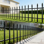 Thealyn 12" H x 16" W Decorative Metal Garden Border Fence, 5 Panels 6.6 Ft - Image 7