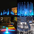 Recessed Underwater Lights - Ring Fountain RGB Light, 12V Low Voltage Middle Hole Pond Lighting, IP68 Waterproof Submersible Fountain Spotlight, For Underwater Landscape Decorative(Yellow Light,6W(12v - Image 6