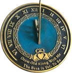 Romantic Sundial Garden Decor with “Grow Old with Me” Quote – Cast Metal Outdoor Sundial Statue for Patio, Yard & Garden – Anniversary, Wedding & Couple Gift – 10 Inch - Image 4
