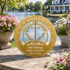 Personalized Anniversary Sundial, Custom Milestone Gift for Couples by EFCUSTOMFC