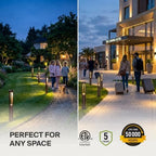 ASD Low Voltage Landscape Lighting, Outdoor Bollard Pathway Lights 5 Color - Image 2