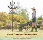 Wind Spinners Outdoor Metal - 86" Height Extra Large Kinetic Wind Spinner Sculpture for Yard and Garden, Ideal Gifts for Birthday, Anniversary and Housewarming - Image 3