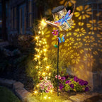 Large Solar Watering Can Lights with Dragonfly Outdoor Garden Decor Gifts by Newinhome