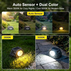 Solar Rock Lights Outdoor, 2 Pack Warm White LED Garden Stone Lights, Realistic Rock Design,Wireless Solar Powered Pathway Lights, IP65 Waterproof Landscape Spotlights for Yard Patio Lawn - Image 7