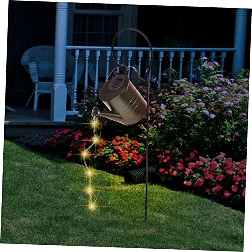 Solar Garden Lights with Watering Can Design Outdoor LED Decorative Lanterns Solar Powered for Patios and Gardens 1-Pack - Image 6