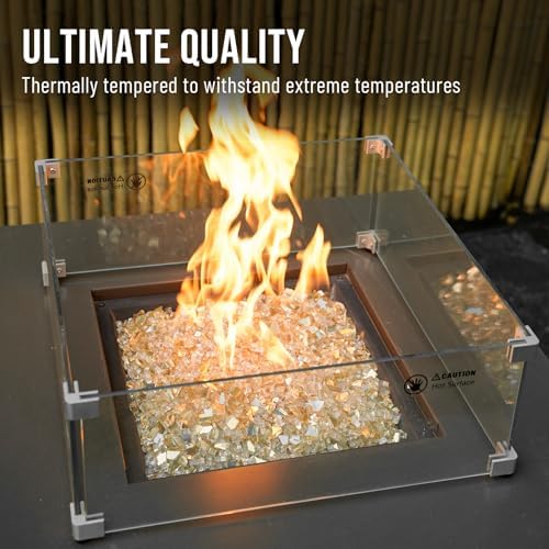 Skyflame 10-Pound Fire Glass for Gas Fire Pit Fireplace Decorative - Image 4