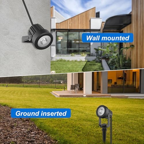 AVEKI Solar Spot Lights Outdoor, 4 in1 Solar Landscape Uplights, IP65 Waterproof Landscape Uplights for Garden Yard Driveway Porch (White) - Image 4