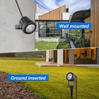 AVEKI Solar Spot Lights Outdoor, 4 in1 Solar Landscape Uplights, IP65 Waterproof Landscape Uplights for Garden Yard Driveway Porch (White) - Image 4