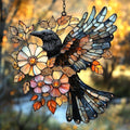 Raven Mosaic Style Acrylic Suncatcher by AVAGAN
