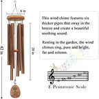 Suntimber Large Wind Chimes for Outside Deep Tone (Bronze, 42") - Image 3