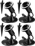 4 Pack Halloween Outdoor Spotlight Floodlight Holder Yard, 10 ft, Black by Relaxweex