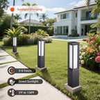 32" Solar Pathway Light, 3000K Bollard Lights Outdoor, IP65 Waterproof - Image 5
