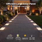 SHONELIGHTING Solar Paver Lights, 6x9 Ground LED, 3500K, Warm White, 6Pk - Image 4