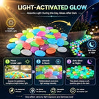 Glow in the Dark Rocks Outdoor, Night Guide Pebbles for Aquarium, Luminous Garden Stones for Landscape Decor, Yard, Walkway & Planter (1000, Multicolor) - Image 4
