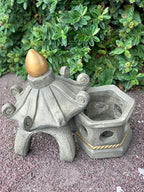 OLOMA Japanese pagoda statue Large pagoda figurine Japanese stone lantern Buddhist pagoda temple Chinese decoration Outdoor sculpture zen garden Furniture for home decor Large japanese pagoda decor - Image 7