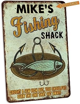 Custom Fishing Sign Fishing Shack Personalized Fishing Décor Cabin Décor Mountain Décor Funny Fishing Signs Weatherproof Sign Man Cave Décor 108122002065 - Image 3