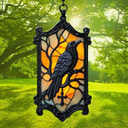 Gothic Raven Acrylic Suncatcher - Image 3