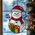 Cute Snowman Acrylic Suncatcher by AVAGAN
