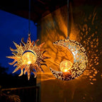 Solar Hanging Lights Outside,Lanterns Outdoor Waterproof Garden Decor by Amugmilk