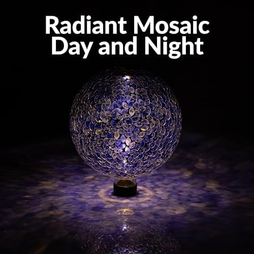 Sunnydaze Solar Gazing Ball for Garden, Lavender - Image 3