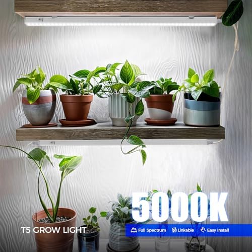 Barrina T5 Grow Lights for Indoor Plants, 2FT 5000K 40W (4 X 10W), 4 Packs - Image 2