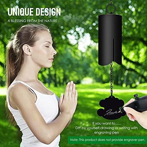 Feng Shui Windbell with Auspicious Clouds,Large Wind Chimes for Outside Deep Tone,Memorial Wind Chimes for Loss of Loved One Prime.30 Inch - Image 4