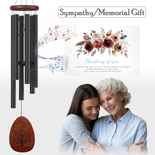 Suntimber Tree of Life Sympathy Memorial Wind Chimes for Loss of Loved One - Image 6