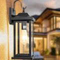 Large Black Outdoor Wall Light 17 Inch by DiscoverBeautyofLighting