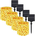 4-Pack Solar Fairy Lights Outdoor, Extra-long 288FT 800LED String Lights by BringYourBrightFuture
