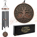 Tree of Life Wind Chimes for Outside, 32" Deep Tone Memorial Wind Chime by Romart