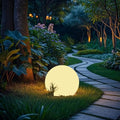 shumi Solar Ball Light-12inch LED Outdoor Table Lamp,16 RGB Colors and Dimmable Globe Light with Remote,Decor for Patio,Garden,Yard,Beach,Pathway,Nursery by shumi
