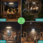 HULPPRE Solar Shed Light with Pull String,Indoor&Outdoor,Daytime or Night - Image 2