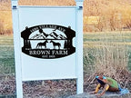 Custom Farmhouse Metal Sign | Personalized Last Name & Established Date Farm Scene Wall Art | Metal Farm Wall Art & Garden Decor | Unique Farmer Gift, Housewarming, or Ranch Decoration - Image 4