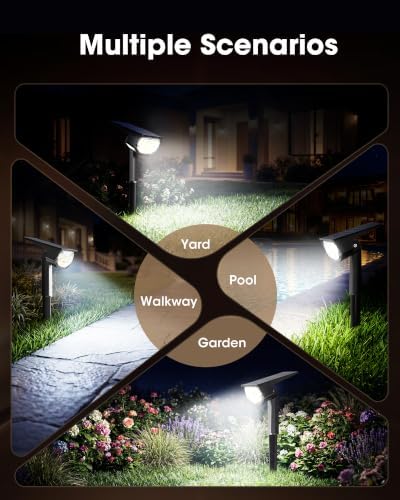 AloftSun Solar Spot Lights Outdoor , Solar Lights Outdoor Waterproof - Image 7