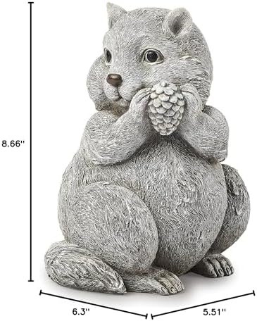Roman 8-inch Chipmunk Pudgy Pals Statue - Image 6