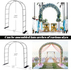 Thickened Tube Garden Arch Arbor Metal Trellis for Climbing Plants Outdoor - Image 2