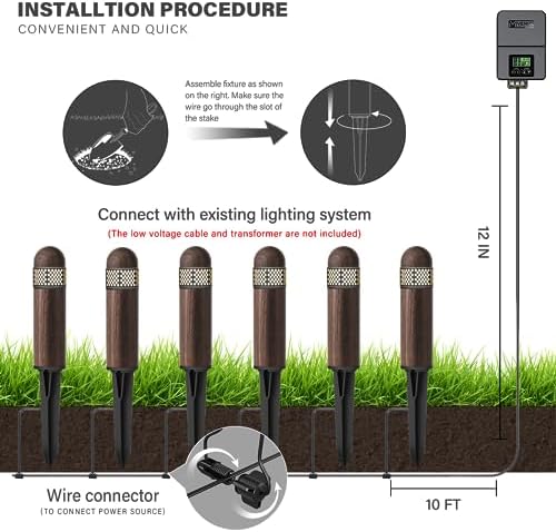 VENUS MANUFACTURING 12V Low Voltage LED Landscape Path Lighting 3W 200LM - Image 7
