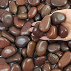 FANTIAN 40 lbs Red River Rocks for Landscaping, 1-2 Inch Polished Pebbles for Indoor Plants, Decorative Rocks Stones for Vases, Aquariums, Fountains, Pathways, Backyard and Garden by FANTIAN-GardeningMakesLifeBetter