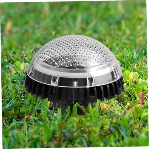 Solar Disk Ground Light 4 Pack Plastic Metal Waterproof Outdoor Lamp - Image 4