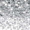 GasSaf 1/4 Inch Crystal Ice Fire Glass Reflective Tempered Fireglass, 10lb by GasSaf
