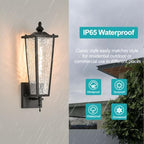 2-Pack Outdoor Wall Light,Black Exterior Waterproof Lantern - Image 4
