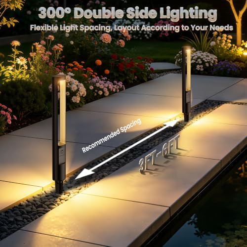 5W LED Low Voltage Landscape Pathway Lights Kit 2700K 500LM 12-Pack - Image 6