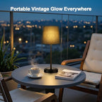 Cordless Table Lamps Set of 2 – Battery Operated Lamp with 7500mAh Rechargeable Battery, Stepless Dimmable Black Lamps with Black Shade, Wireless Lamps for Dining Room & Nightstand (Bulbs Included) - Image 6