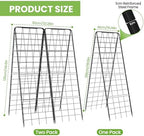 Garden Trellis for Cucumbers, 50” x 16“ Adjustable A-Frame Plant Support for Climbing Plants Outdoor, Vegetable, Flowers, 2 Pack Heavy Duty 1cm Metal Vegetable Trellis for Backyard, Raised Bed, Patio - Image 5
