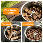 Tabletop Fire Pit Outdoor, Portable Smokeless Mini Firepit, 9.7 × 7.1'' - Image 5