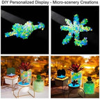 Colorful Glow in The Dark Pebbles, Premium Luminous Garden Rocks, Waterproof Fluorescent Decor Stones for Outdoor Pathway Fish Tank Home Decoration(800pcs) - Image 4