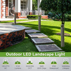 LED Bollard Landscape Light, 42-inch 24W, Bronze, 3CCT Selectable - Image 2