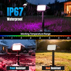 Color Changing Solar Spot Lights Outdoor Waterproof, 6 Pack, 28 LED RGB - Image 5