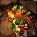 CAKERS Led Christmas String Lights|Creative Ambient Decor Fairy Lights|Hanging Copper Wire Lights|Night Lamps for Birthday Party Xmas Tree Decor,Ball Shape,2m(6.5ft)-10LED-USB by CAKERS